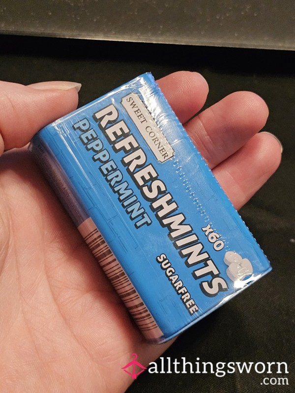 A Box Of Mints With My Addictive Ad-ons 😋,  Ready To Experience The Best Tasting Mints 😈