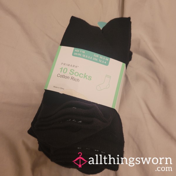 A Brand New Packet Of Socks, Who Wants Me To Make Them Duuuurtyy?