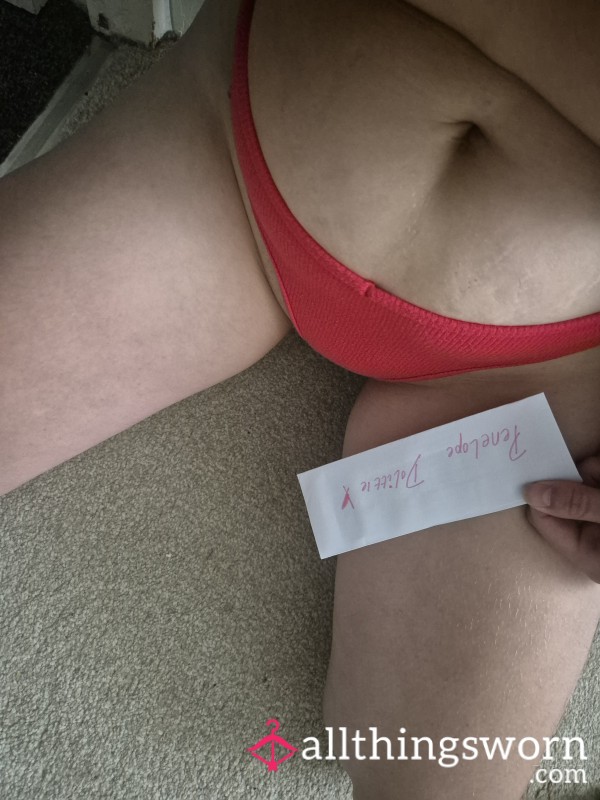 A Cheeky Red Thong