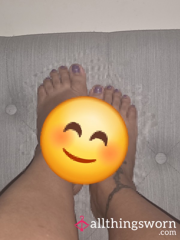 5x Morning Resting Bare Feet & Tattoo Pack 💜🦶