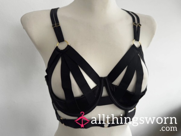 A C*m-covered Bra For Further Play.