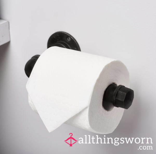 A Days Worth Off Used Toilet Roll