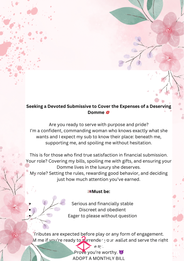A Devoted Submissive