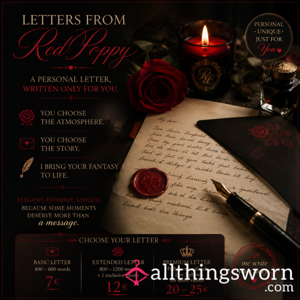 ✨ A Letter From RedPoppy... Written Just For You 💌🌹
