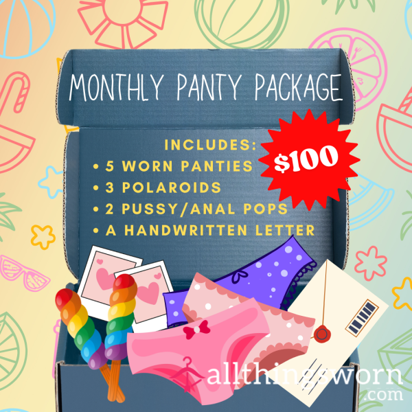 A Month Of Pretty Panties Package