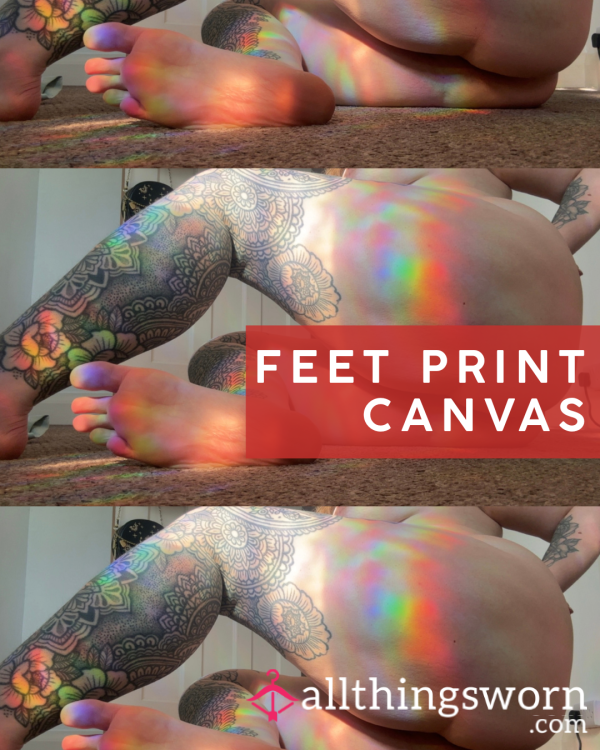 A Piece Of Me, Turned Into Art 👣 Physical Canvas
