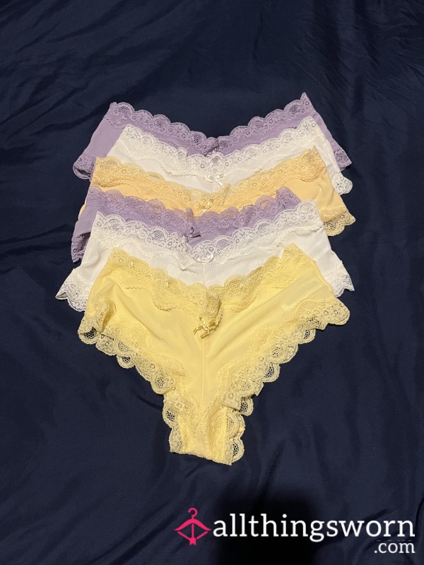 A Range Of Panties To Choose From, Available For Purchase And Custom Wears