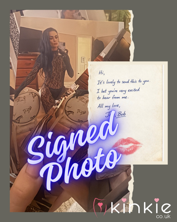A Signed Posted Photo & Message