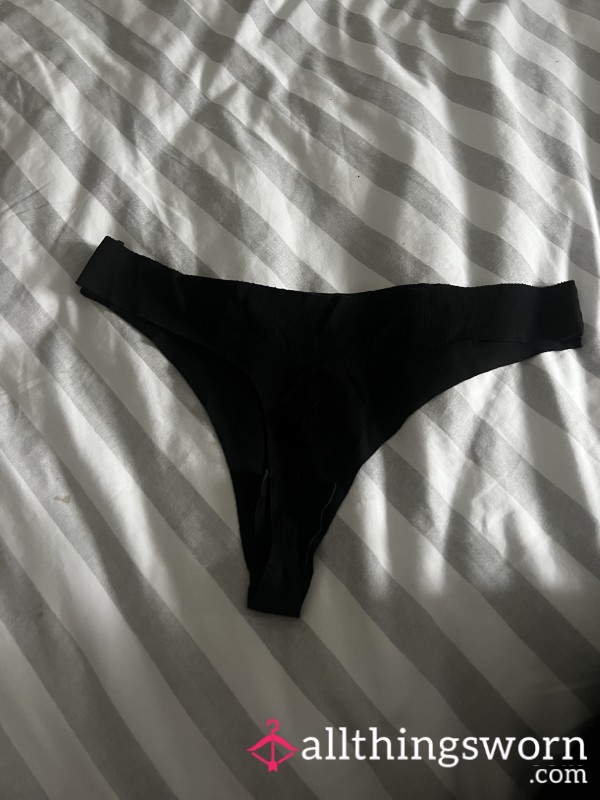 Black Panties Worn For 30 Hours Including A Yoga And Pilates Workout 😉