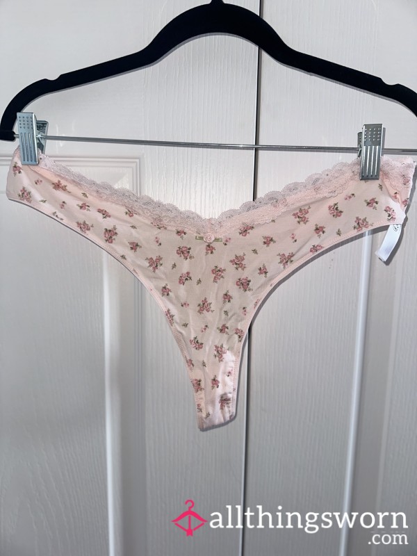 A Soft Pink Thong