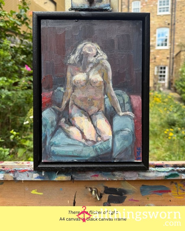 A Sort Of Wonderful Oil Self-portrait Painting