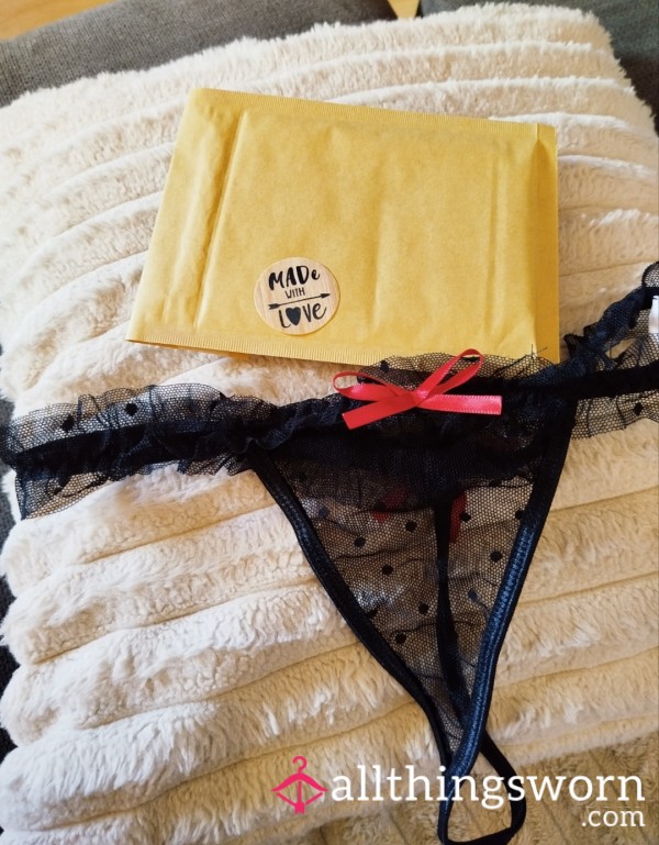 A Touch Of Nothing... Custom Polka Dot Thong