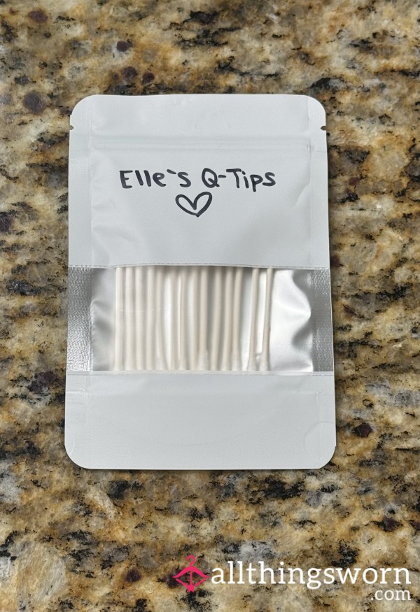 A Week Of Used Q-Tips (14 Total) 🤭👂