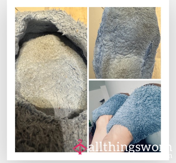 Well Worn Smelly Slippers (wearing Them Every Day Straight After Work) , Mostly With No Socks🧦on 🥰