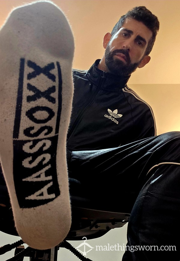 Aa**soxx Sweaty Worn Black/white Socks