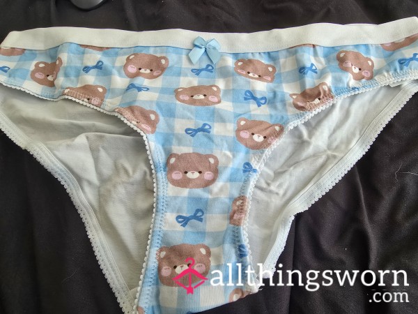 ABDL Blue Hip-hugger Panties