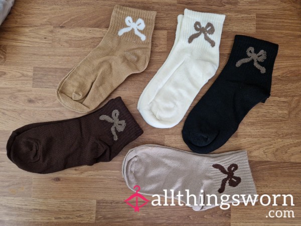 Ankle Socks With Bow Detail