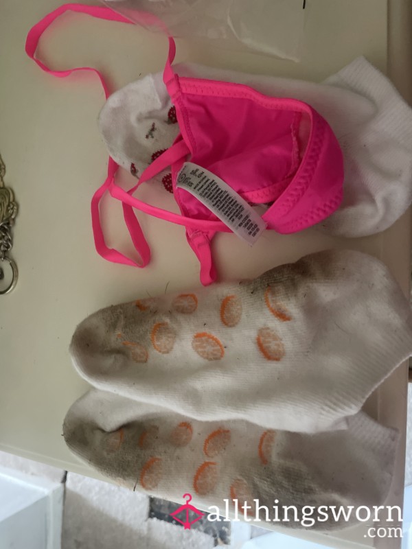 Absolutely Flirty Dirty Socks Worn For 2 Days X