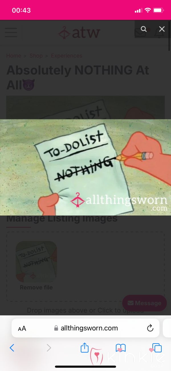 Absolutely Nothing At All