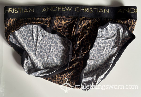 AC Animal Print Briefs Size XL