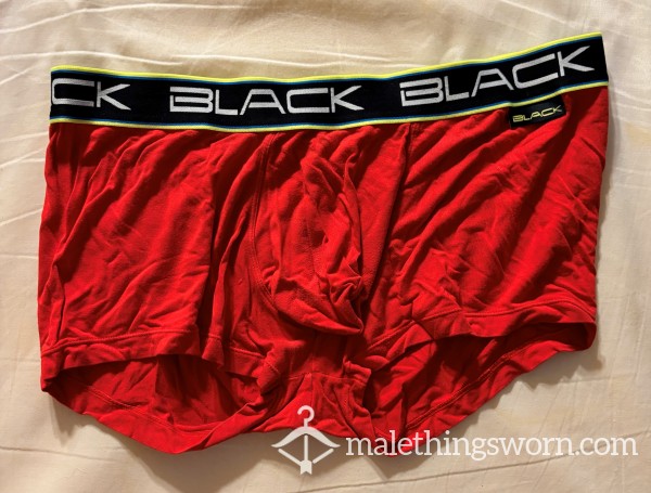 AC Red BLACK Trunks Size XL