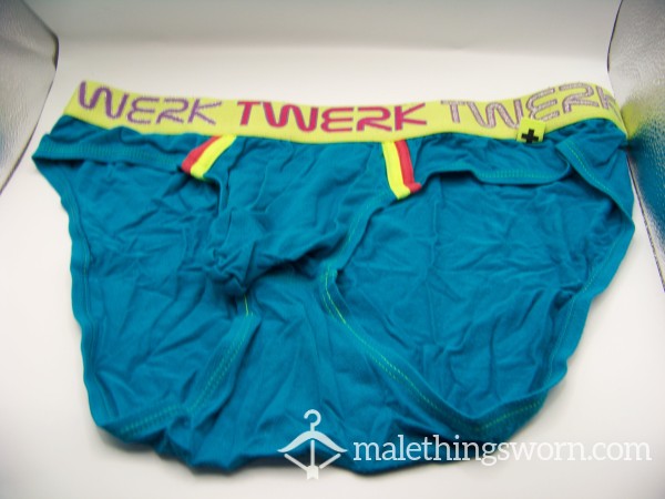 AC Teal Twerk Briefs Size XL
