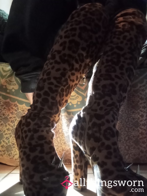 Acces Tax - Leopard Heels Boots