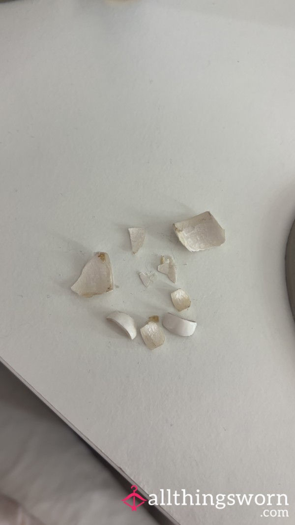 Acrylic Toe Nail Clippings
