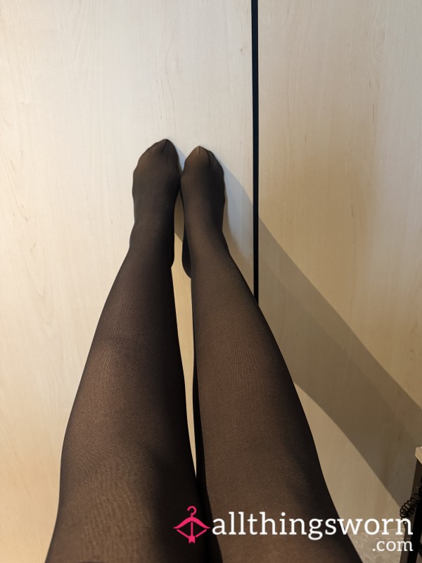 Actively Worn Pantyhose On Duty ✈️