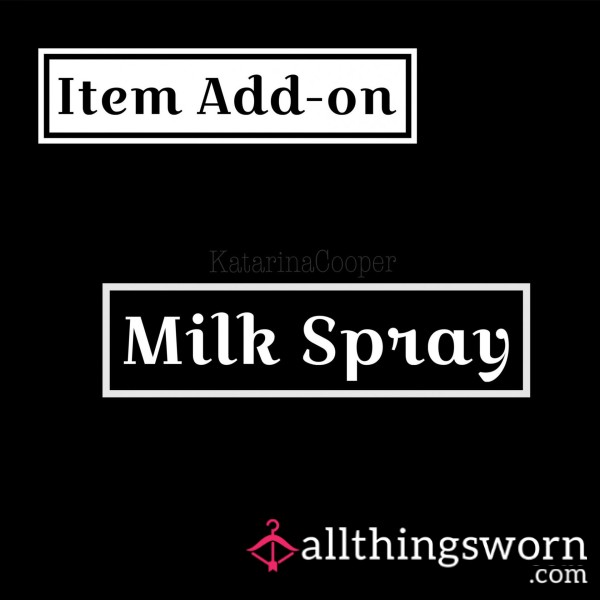 Add On: Lactation Spray