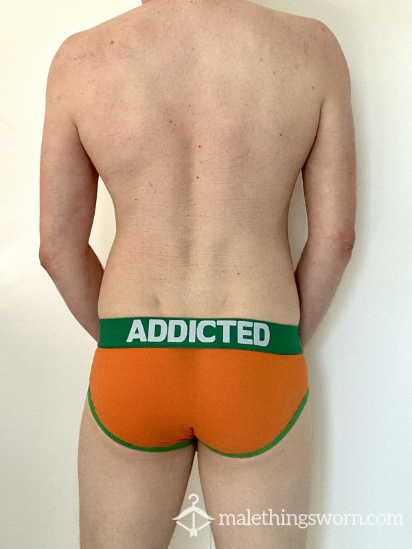 ADDICTED Brief Orange/green