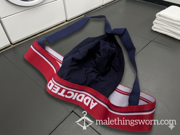 Addicted Jockstrap Blue Red