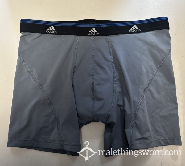 Addidas L Grey Sport Boxer Briefs