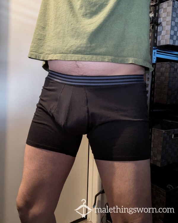 Adidas Boxer Briefs For Sale.  Uncut C*ck Inside.  Customs Available.  Worn And Used. Message Me.