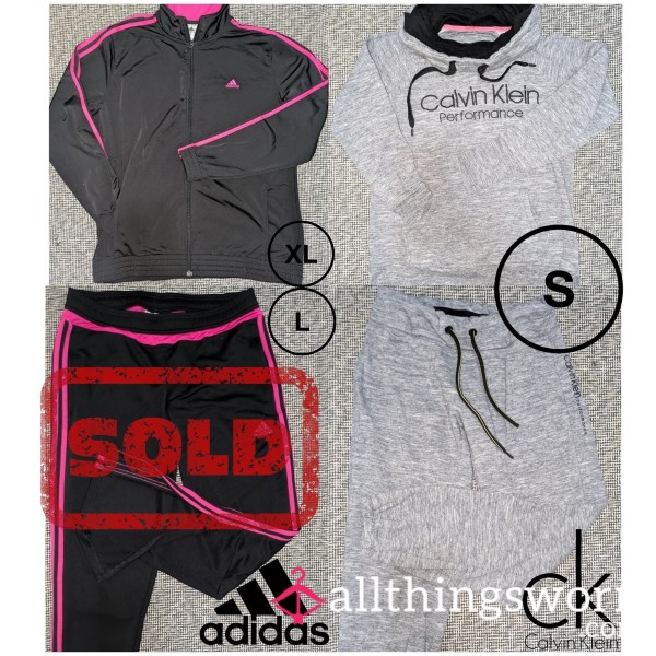 ADIDAS | CALVIN KLEIN SWEATSHIRT SWEATPANTS TRACK SUIT BUNDLE SETS