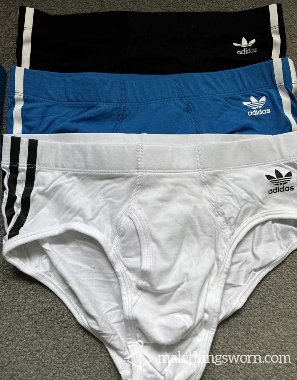 Adidas Cotton Breifs Black,blue,white