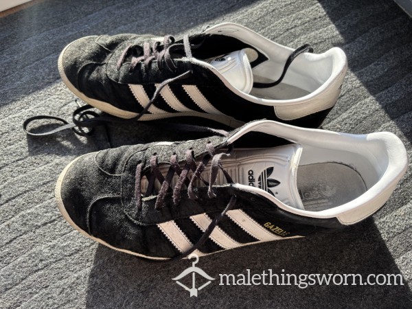 Adidas Gazelle Trainers In Black - 10 Years Old
