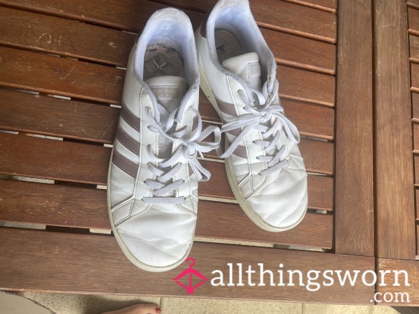 Adidas Grand Court White & Pink