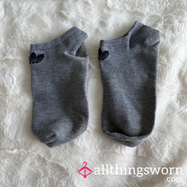 Adidas Gray Ankle Socks