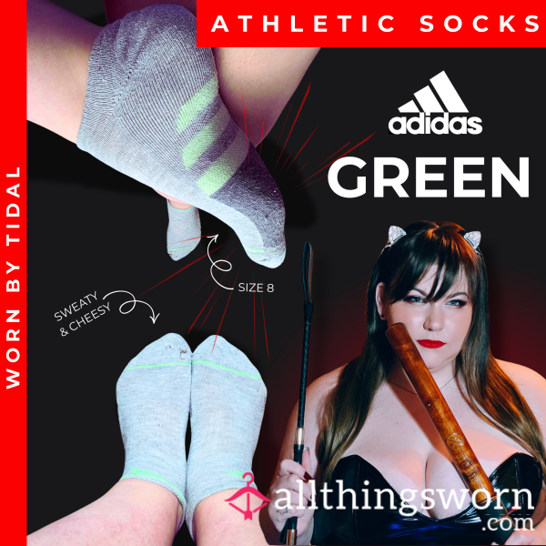 SOCKS | ADIDAS GREEN CUSHIONED + VIDEO