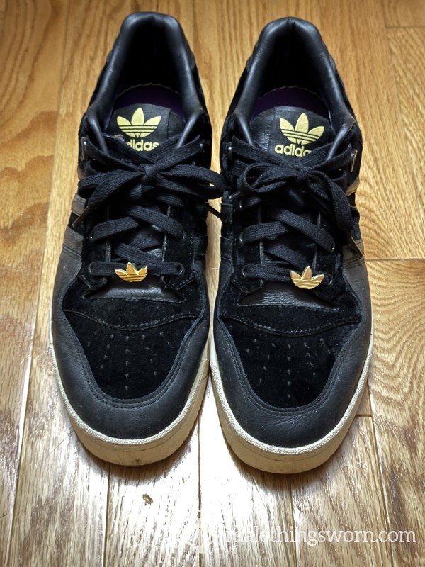 Adidas Leather & Velvet Sneakers US 11
