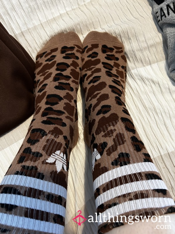 Adidas Leopard Socks