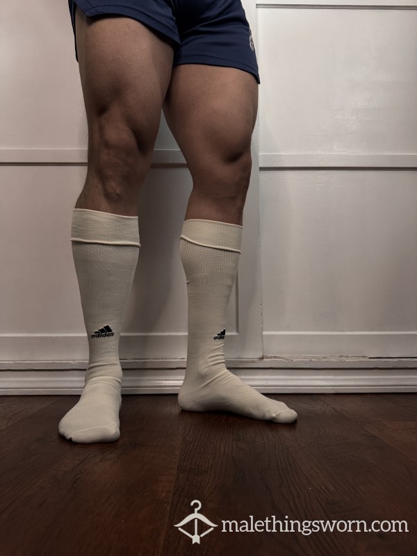 Adidas Men’s White Athletic Socks