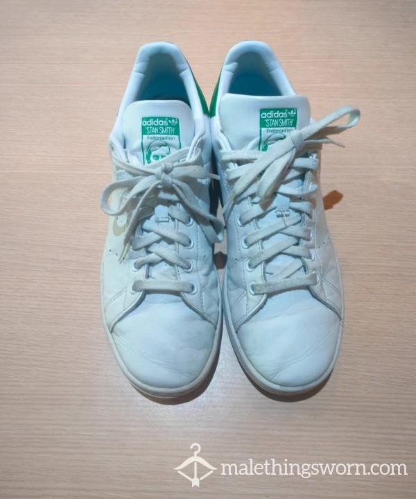 Adidas Stan Smith – UK 9 / US 9.5 – Full Daily Wear: Rain, Mud, Sweat & Strong Odor🛣️☔