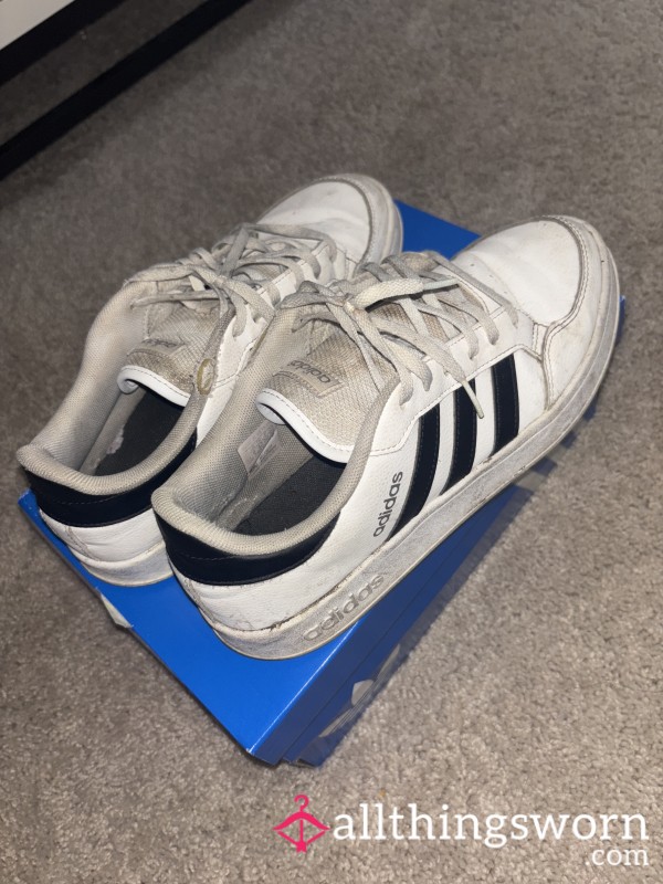Adidas Sneakers Size 9.5 — Worn, Genuine Footprint & Scent
