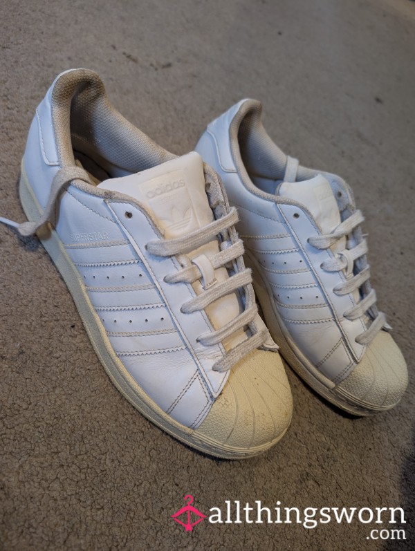 Adidas Superstar Trainers, Very Worn Not Washed In 2 Years