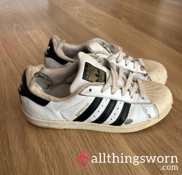 Adidas Superstars Cla**ic😍😈|well-worn|DIRTY