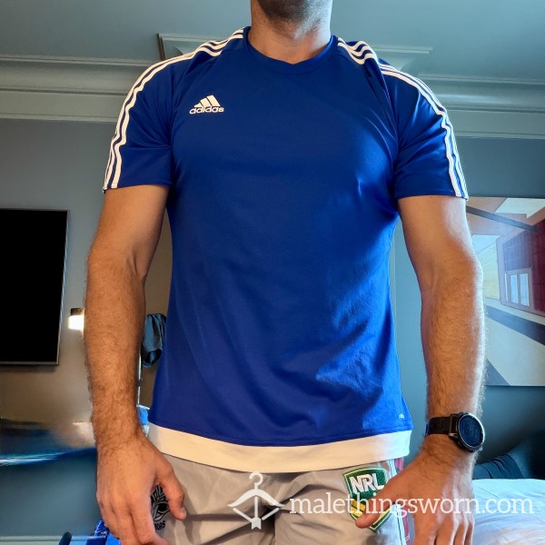 Blue Adidas T-Shirt (shipping Included)