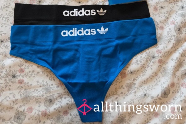 ADIDAS THONGS Black&blue Cotton