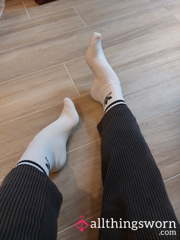 Adidas White Socks From The Gym